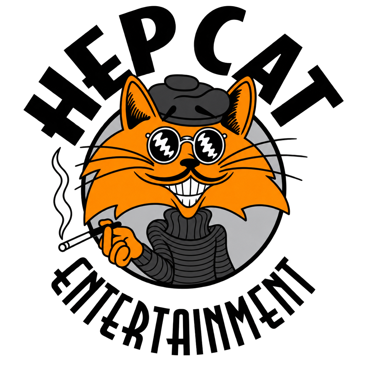 Hep Cat Entertainment cat logo